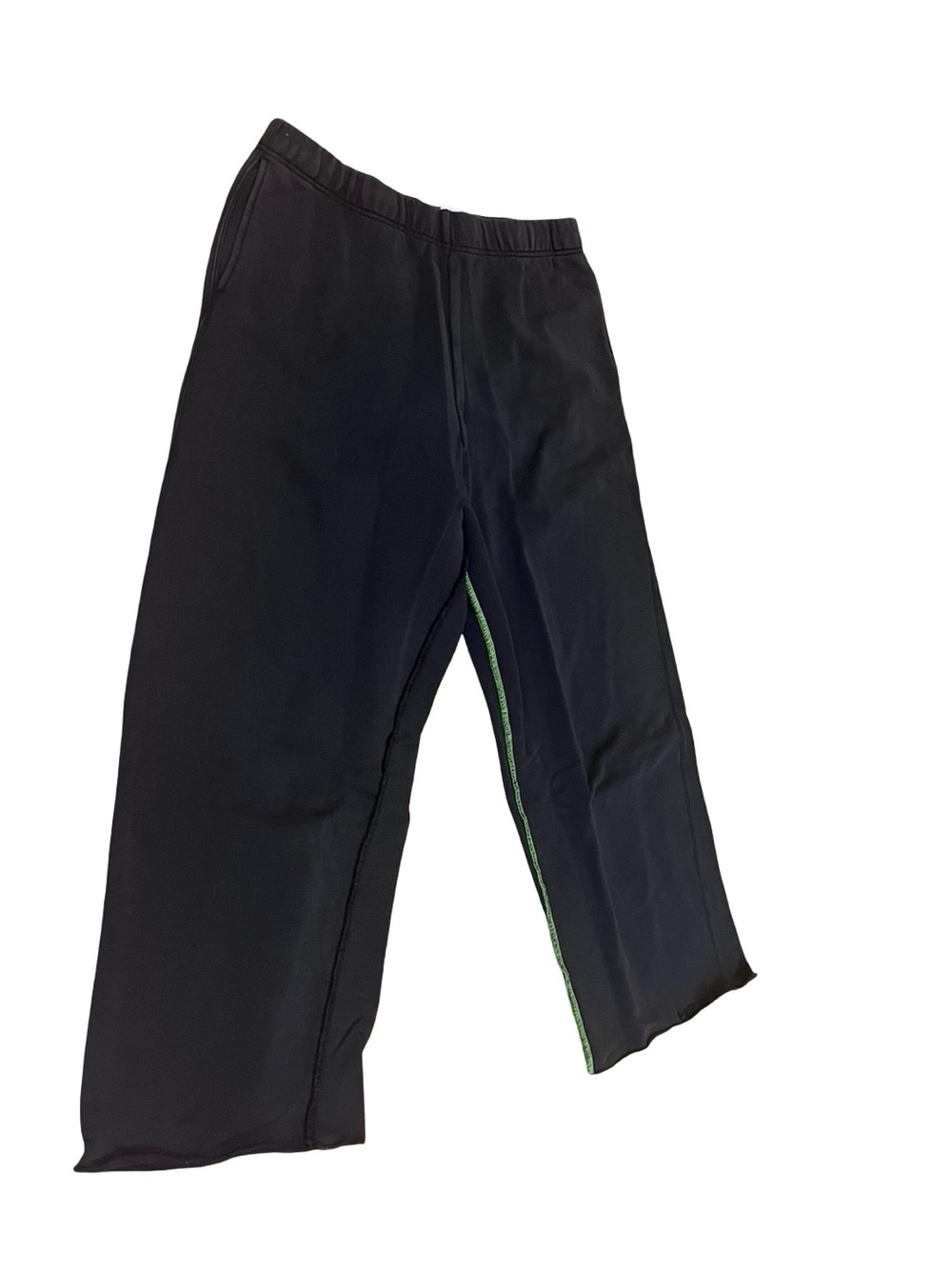 Heron Preston x H&M H2 Sweatpants Joggers Streetwear Distressed Sz L Skater Hip